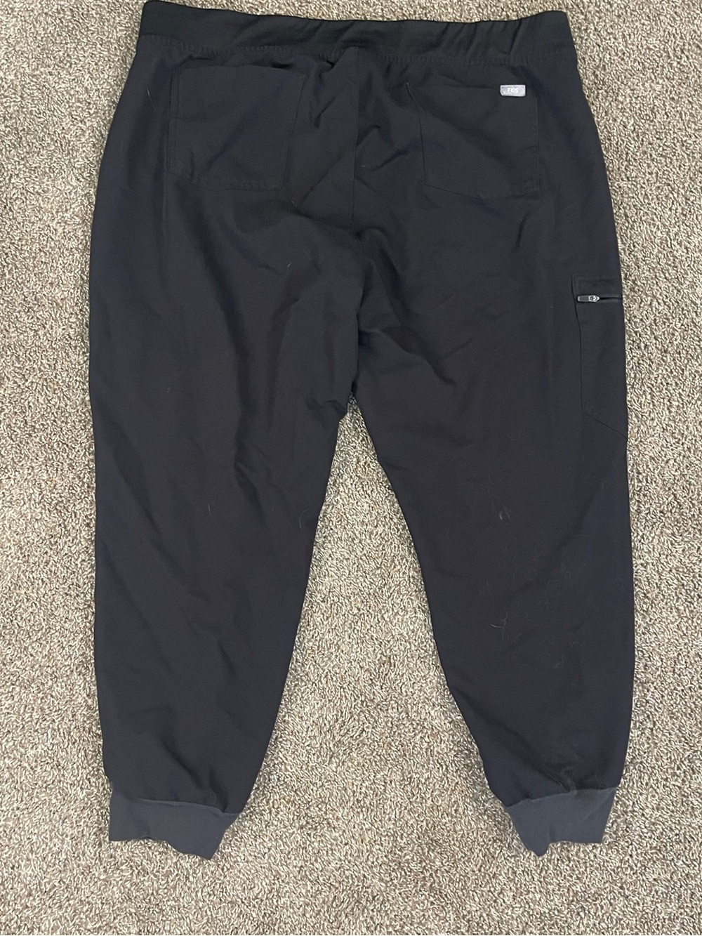 Figs Scrub Set Catarina Top Zamora Jogger Pants Black Women’s Size XXL Hospital - Picture 7 of 9